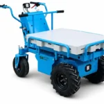 ET-500F electric lift platform cart side view
